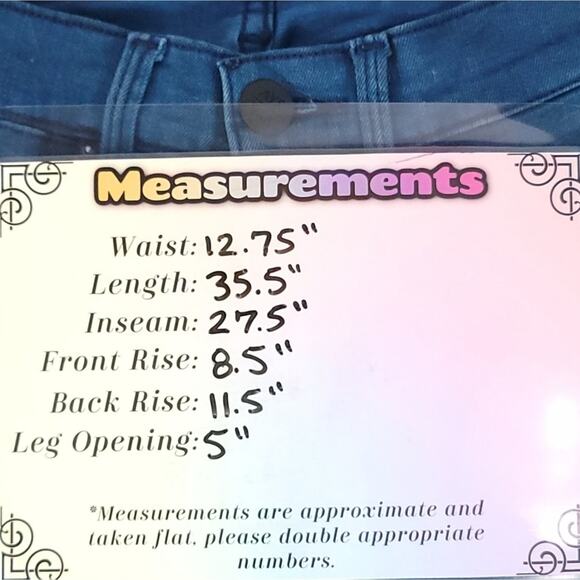 AYR Mid Rise Jeans Blue Wash - Picture 9 of 9